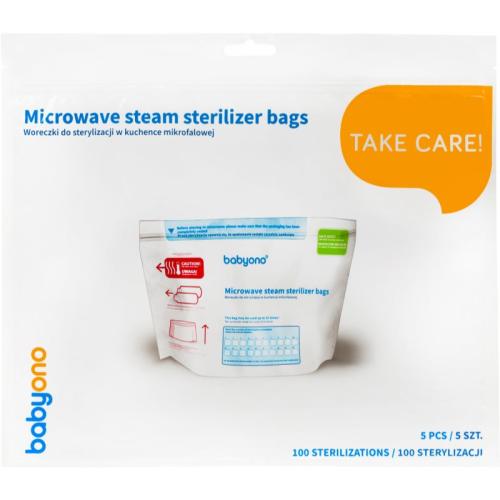 BabyOno Take Care Microwave Steam Sterilizer Bags σακούλες αποστείρωσης για φούρνο μικροκυμάτων 5 τμχ