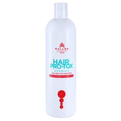 Kallos Hair Pro-Tox σαμπουάν με κερατίνη για ξηρά και κατεστραμμένα μαλλιά 500 ml