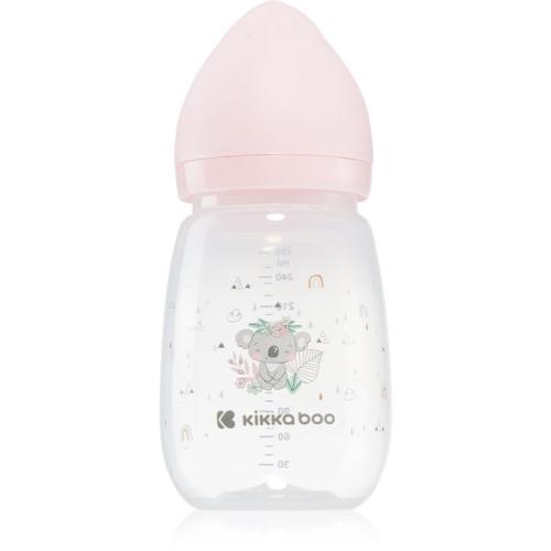 Kikkaboo Savanna Anti-colic Baby Bottle μπιμπερό 3 m+ Pink 260 ml