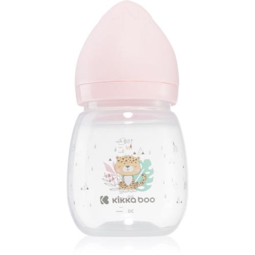 Kikkaboo Savanna Anti-colic Feeding Bottle μπιμπερό 3 m+ Pink 180 ml