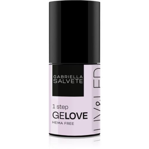 Gabriella Salvete GeLove τζελ βερνίκι νυχιών με τη χρήση των UV/LED λαμπτήρων 3 σε 1 απόχρωση 21 Innocent 8 ml