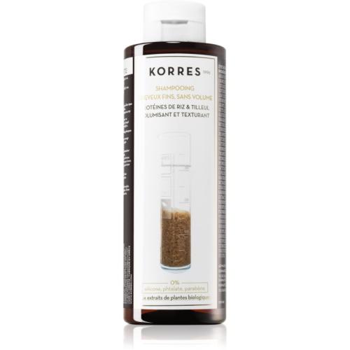 Korres Rice Proteins & Linden σαμπουάν για λεπτά μαλλιά 250 μλ