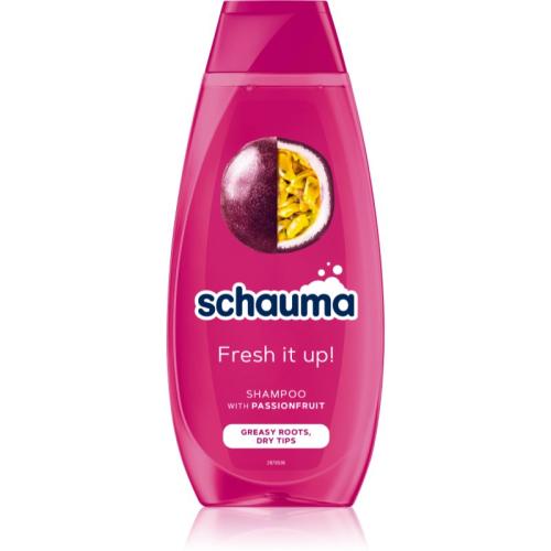 Schwarzkopf Schauma Fresh it up! δροσιστικό σαμπουάν για λιπαρό τριχωτό της κεφαλής και ξηρές άκρες 400 ml