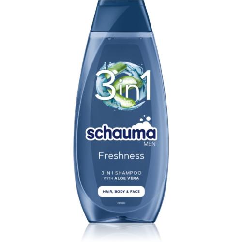 Schwarzkopf Schauma MEN δροσιστικό σαμπουάν Για πρόσωπο, σώμα και μαλλιά 400 ml