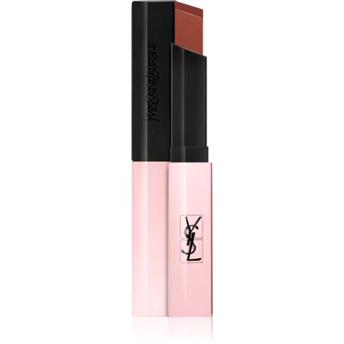 Yves Saint Laurent Rouge Pur Couture The Slim Glow Matte ματ ενυδατικό κραγιόν με λάμψη απόχρωση 212 Equivocal Brown 2 γρ