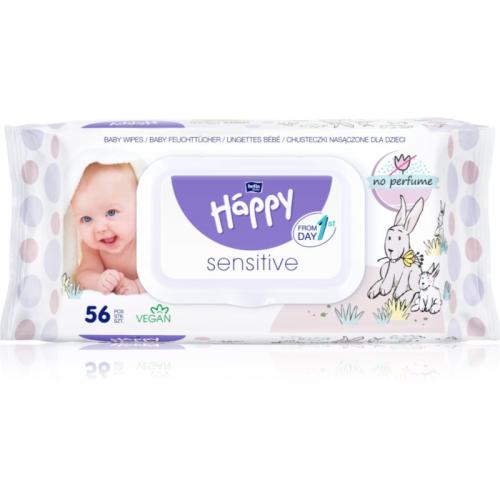 BELLA Baby Happy Sensitive υγρά μαντηλάκια καθαρισμού για παιδιά 56 τμχ