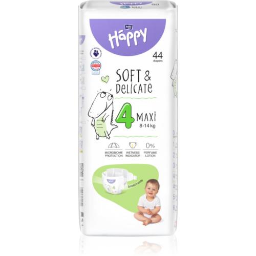 BELLA Baby Happy Soft&Delicate Size 4 Maxi πάνες μίας χρήσης 8-14 kg 44 τμχ