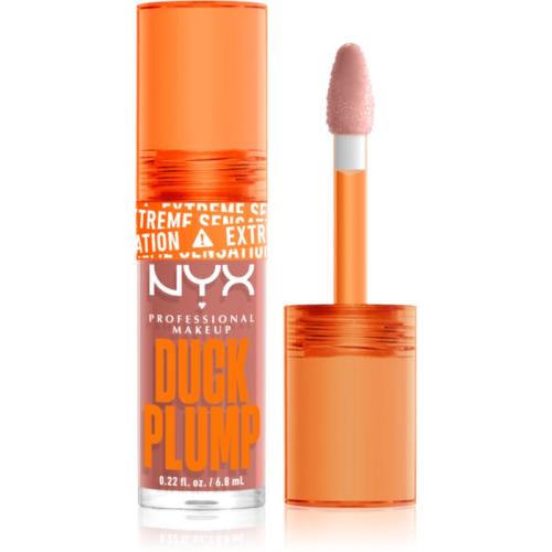 NYX Professional Makeup Duck Plump λιπ γκλος για αύξηση του αποτελέσματος απόχρωση 02 Banging Bare 6,8 ml
