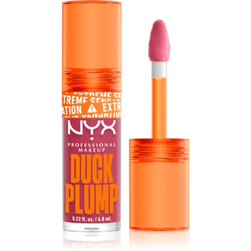 NYX Professional Makeup Duck Plump λιπ γκλος για αύξηση του αποτελέσματος απόχρωση 09 Strike A Rose 6,8 ml
