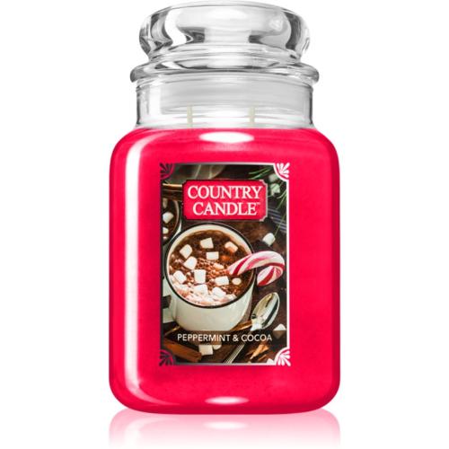 Country Candle Peppermint & Cocoa αρωματικό κερί 737 γρ