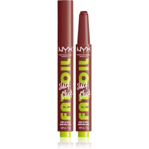 NYX Professional Makeup Fat Oil Slick Click βάλσαμο για τα χείλη με χρώμα απόχρωση 04 Going Viral 2 γρ