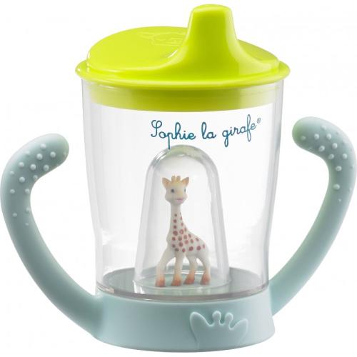 Sophie La Girafe Vulli Non-Drip Cup κύπελλο Green 6m+ 180 ml