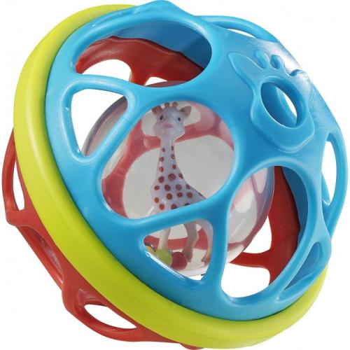 Sophie La Girafe Vulli Sensory Ball μπάλα δραστηριοτήτων με έντονα χρώματα 3m+ 1 τμχ