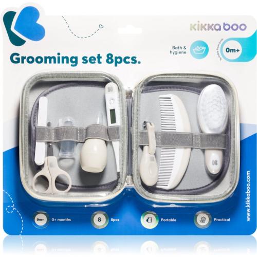 Kikkaboo Grooming Set Beige σετ φροντίδας μωρού 8 τμχ
