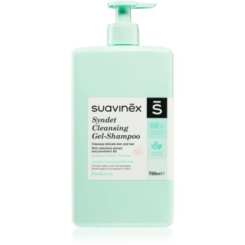 Suavinex Syndet Cleansing Gel-Shampoo παιδικό σαμπουάν 2 σε 1 0 m+ 750 ml