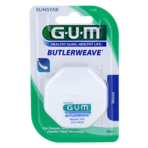 G.U.M Butlerweave κέρινο οδοντικό νήμα 55 μ