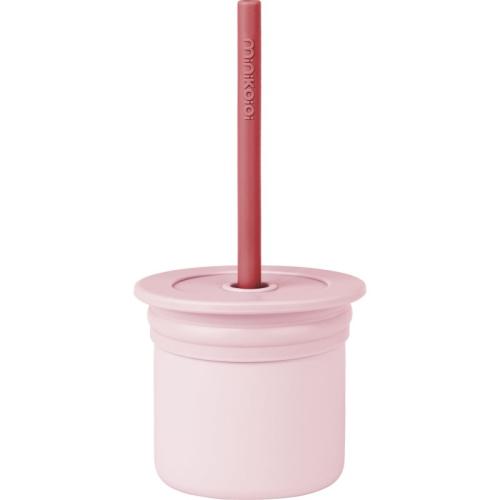 Minikoioi Sip+Snack Set σετ φαγητού για παιδιά Pink / Rose