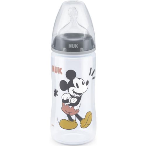 NUK First Choice Mickey Mouse μπιμπερό Grey 300 μλ