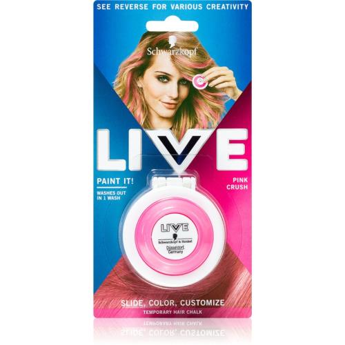 Schwarzkopf LIVE Paint It κιμωλίες μαλλιών απόχρωση Pink Crush 3,5 γρ