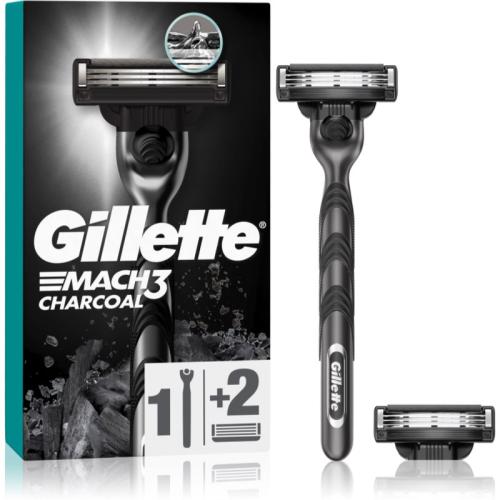Gillette Mach3 Charcoal ξυριστική μηχανή + ανταλλακτικές λεπίδες 2 τμχ
