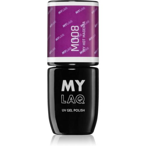 MYLAQ UV Gel Polish τζελ βερνίκι νυχιών απόχρωση My Hot Magenta 5 ml