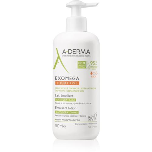 A-Derma Exomega Control γαλάκτωμα σώματος ενάντια στους ερεθισμούς και και τον κνησμό του δέρματος 400 ml
