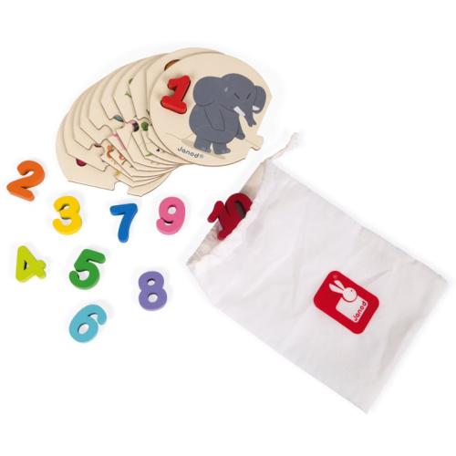 Janod Puzzle I Learn παζλ δραστηριοτήτων 3-6 y 1 τμχ