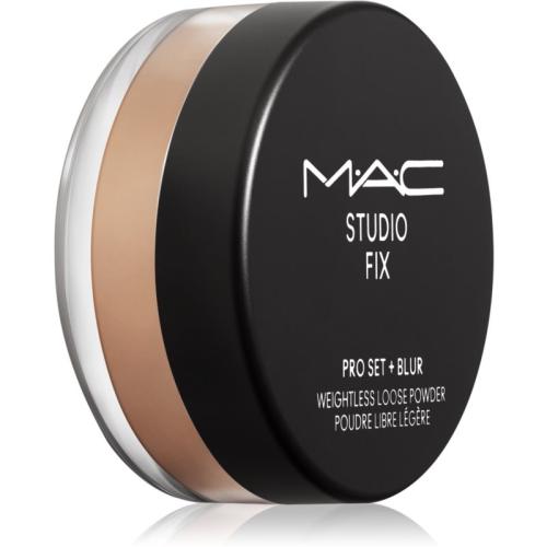 MAC Cosmetics Studio Fix Pro Set + Blur Weightless Loose Powder πούδρα φιξαρίσματος για ματ όψη απόχρωση Dark 6,5 γρ
