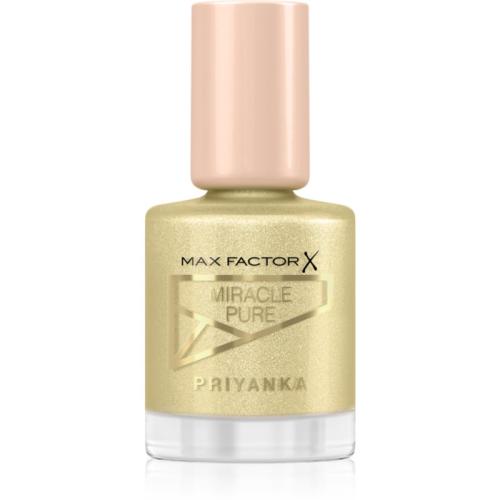 Max Factor x Priyanka Miracle Pure περιποιητικό βερνίκι νυχιών απόχρωση 714 Sunrise Glow 12 μλ