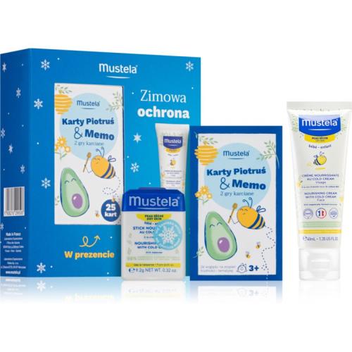 Mustela Bébé Dry Skin Winter Protection σετ δώρου (για παιδιά από τη γέννηση)