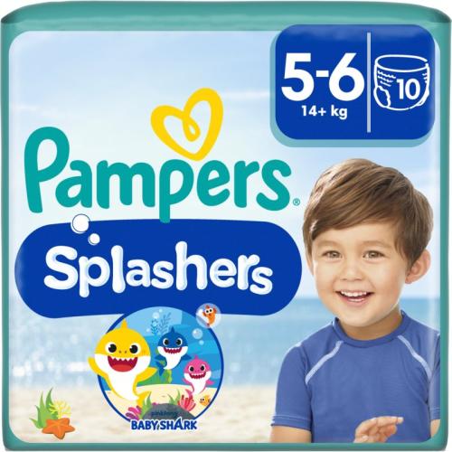 Pampers Splashers 5-6 αδιάβροχες πάνες 14+ kg 10 τμχ