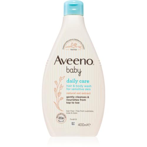 Aveeno Baby Hair&Body Wash παιδικό σαμπουάν για μαλλιά και σώμα 400 μλ