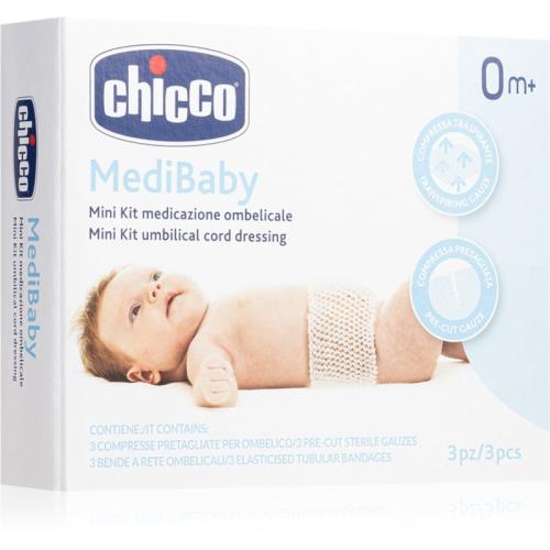 Chicco MediBaby 0m+ σετ προστατευτικών αφαλού για μωρά 3 τμχ