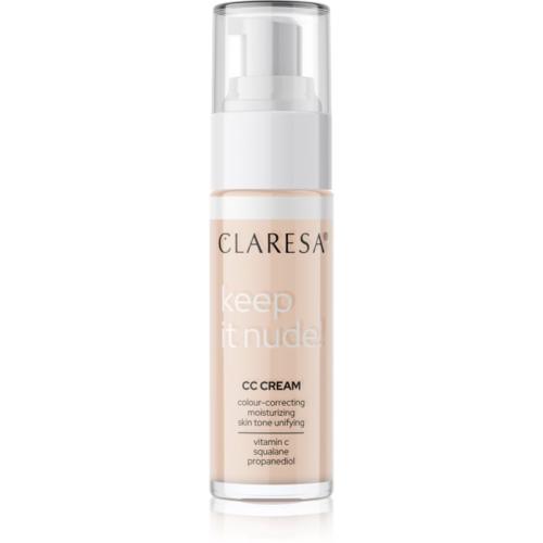 Claresa Keep It Nude ενυδατικό μεικ απ για ενοποίηση τόνου της απόχρωσης δέρματος απόχρωση 101 Light 33 γρ