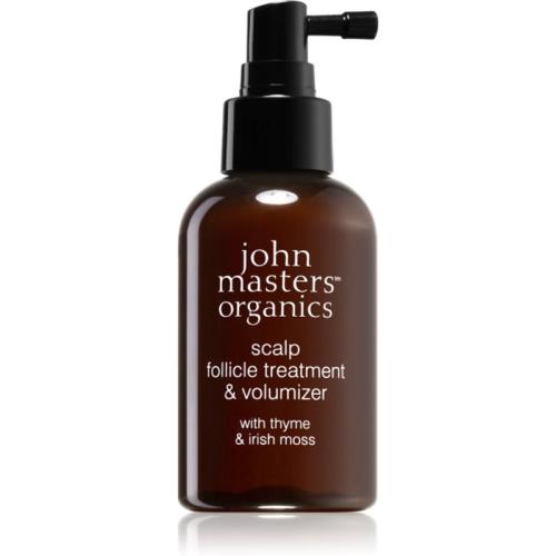 John Masters Organics Thyme & Irish Moss Scalp Follicle Treatment & Volumizer σπρέι για υγιή ανάπτυξη των μαλλιών από τη ρίζα 125 ml