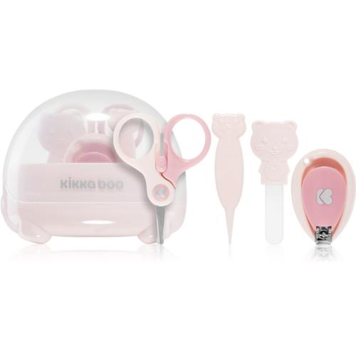 Kikkaboo Baby Manicure Set Bear σετ μανικιούρ για παιδιά από τη γέννηση Pink 1 τμχ