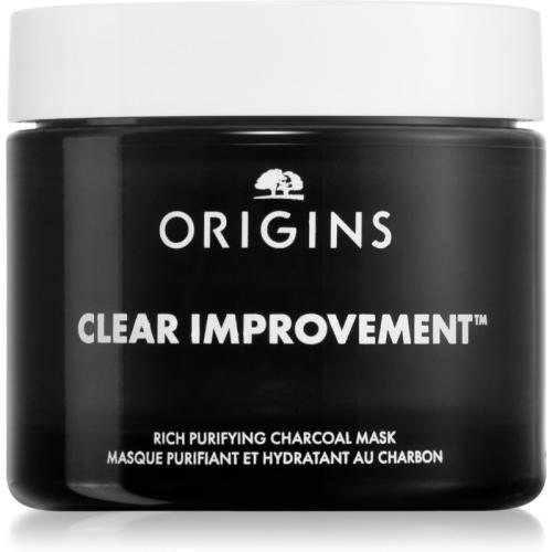 Origins Clear Improvement® Rich Purifying Charcoal Mask Μάσκα καθαρισμού με ενεργό άνθρακα 75 ml