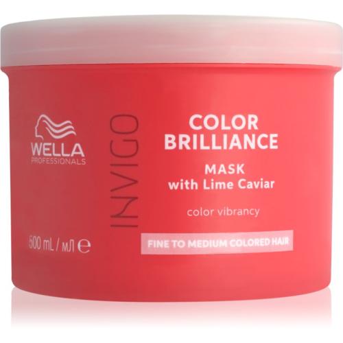 Wella Professionals Invigo Color Brilliance ενυδατική μάσκα για λεπτά μαλλιά 500 ml