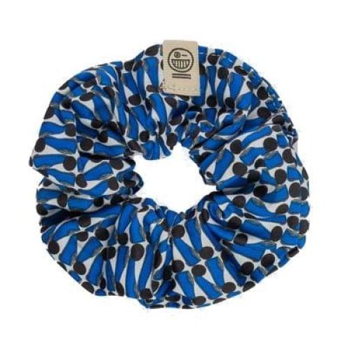 Bleecker & Love Tsarouchi Collection Scrunchie (Blue)