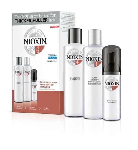 Nioxin Kit System 4 (Σαμπουάν 300ml, Conditioner 300ml, Θεραπεία 100ml)