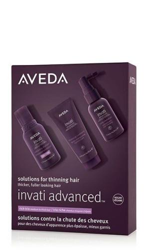 Aveda Invati Advanced Rich Discovery Set (Exfoliating Shampoo 50ml, Thickening Conditioner 50ml & Scalp Revitalizer 30ml)