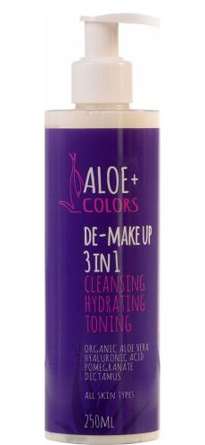 Aloe+ Colors - De-MakeUp 3 in 1 - Cleansing Hydrating Toning (250ml)