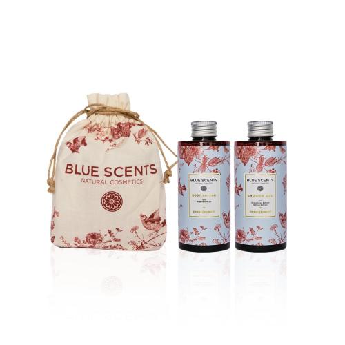 Blue Scents Gift Set Pomegranate (Body Balsam 300ml & Shower Gel 300ml)