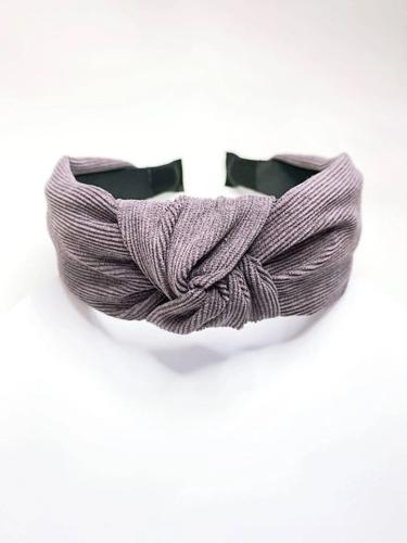 Bobby Warren Classic Women's Center Knot Headband - Dusty Purple