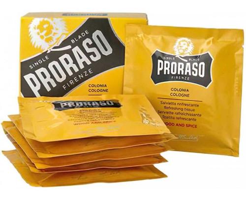 Proraso Wood & Spice Refreshing Tissues (6τμχ)