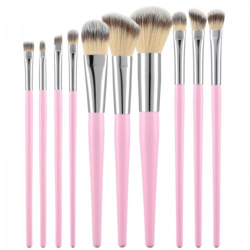 Tools for Beauty - 10Pcs Makeup Brush Set - Pink