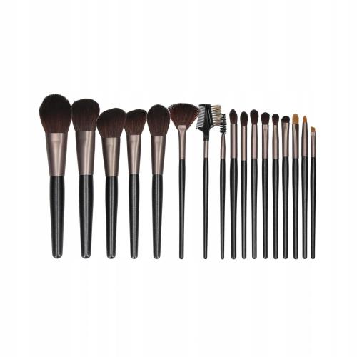 Tools for Beauty - 18Pcs Makeup Brush Set - Black