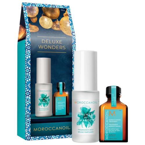 Moroccanoil Deluxe Wonders: Stocking Stuffer XMAS 2023 Set (Hair & Body Fragrance Mist 30ml & Treatment 15ml)