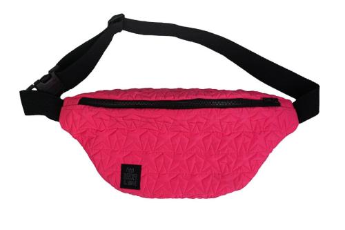 Bleecker & Love Stars Neon Pink Mini Belt Bag