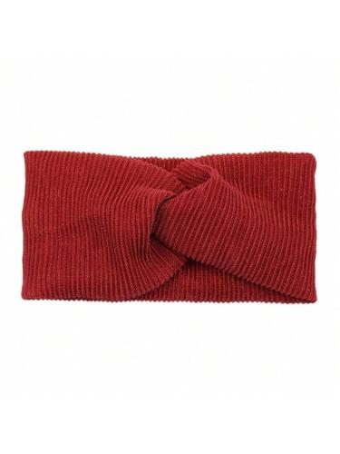 Bobby Warren Knitted Headband For Women - Red